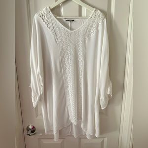 White Beach Coverup Dress / Shirt